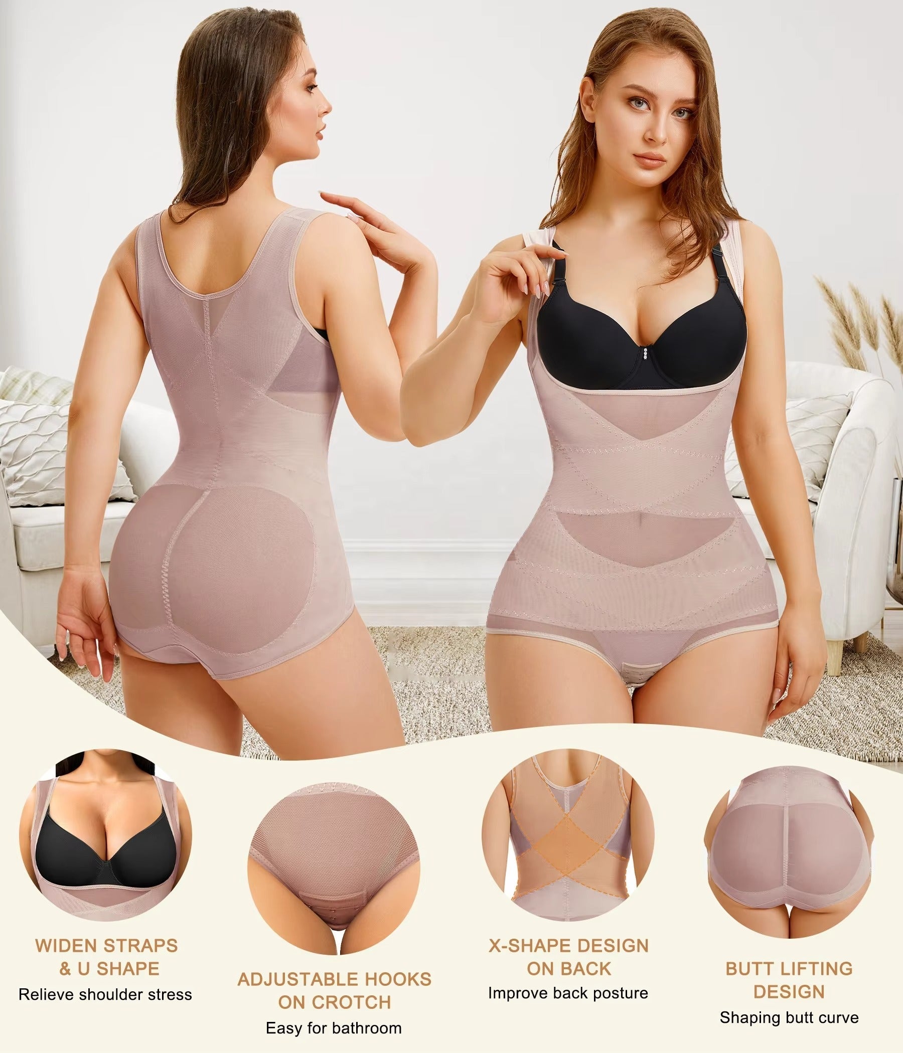 Hot Sale Bust Mesh Body Shaper