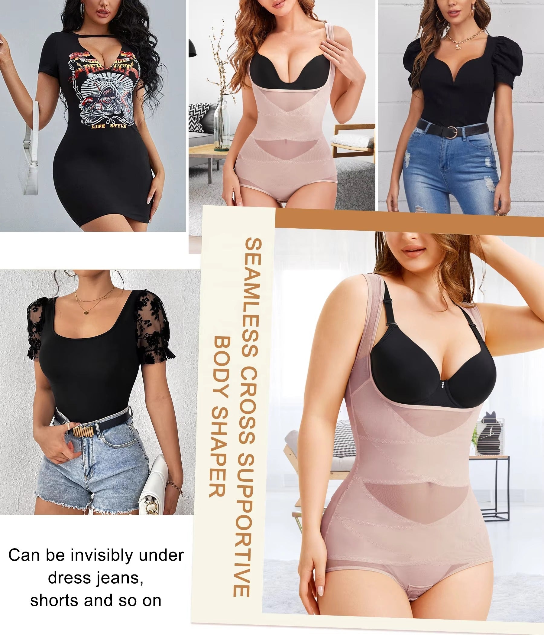 Hot Sale Bust Mesh Body Shaper