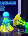 Glow LED Shuttlecock Set for Night Play