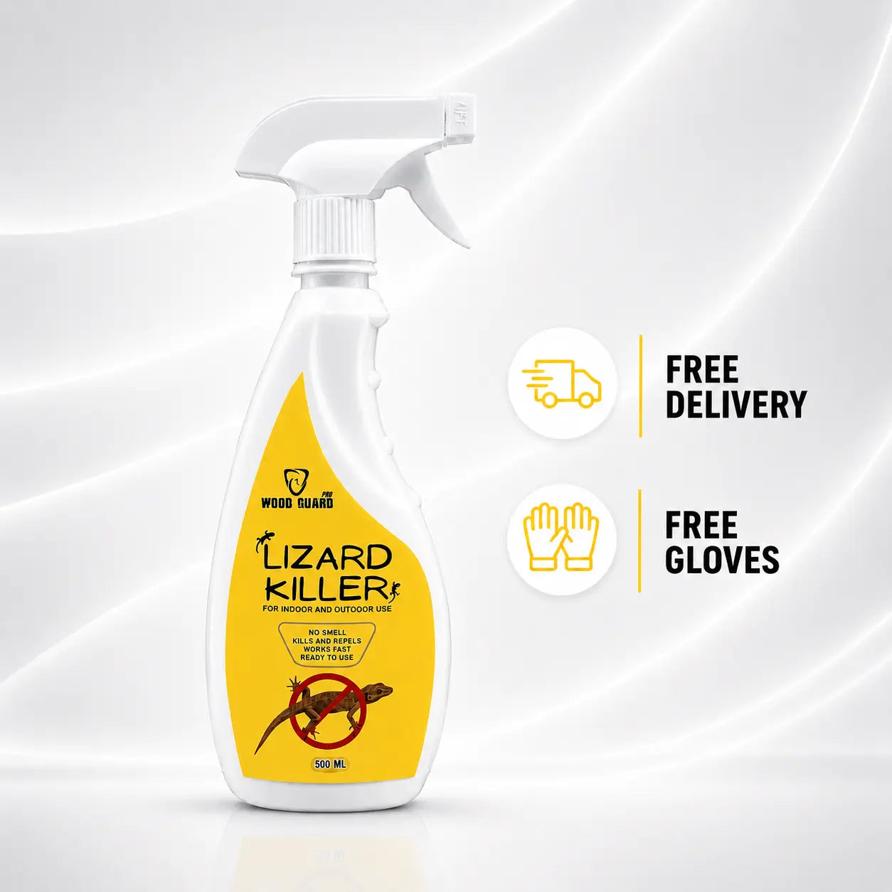 No Smell Lizard Killer Spray (Free Gloves)