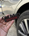 Metal OLD MAN Car Badge