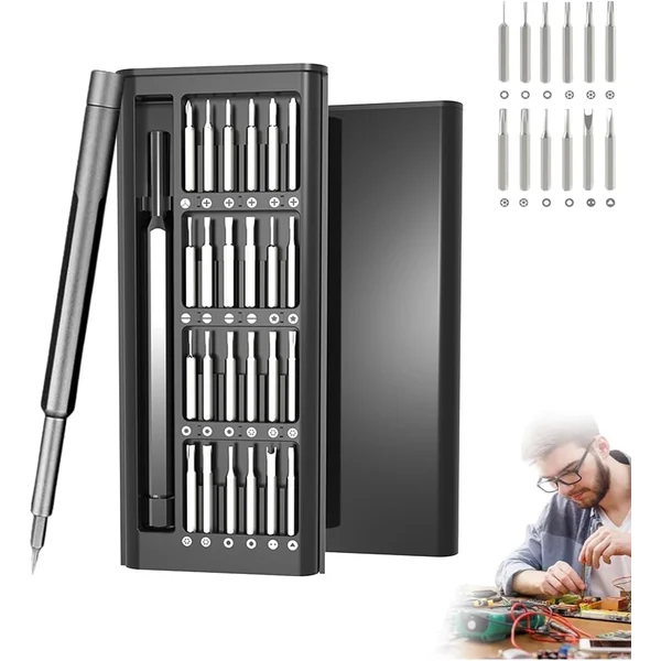 24-in-1 Multifunction Precision Screwdriver Set with Magnetic Tips