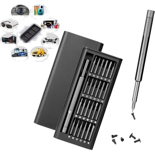 24-in-1 Multifunction Precision Screwdriver Set with Magnetic Tips