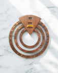 Wooden Rotating Circular Perpetual Calendar